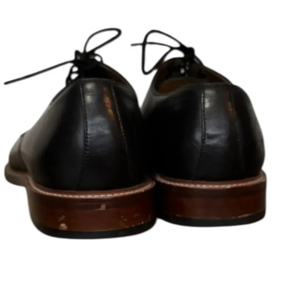 BLAKE MCCAY Black Leather Men's Oxford Dress Shoes SZ 10.5
